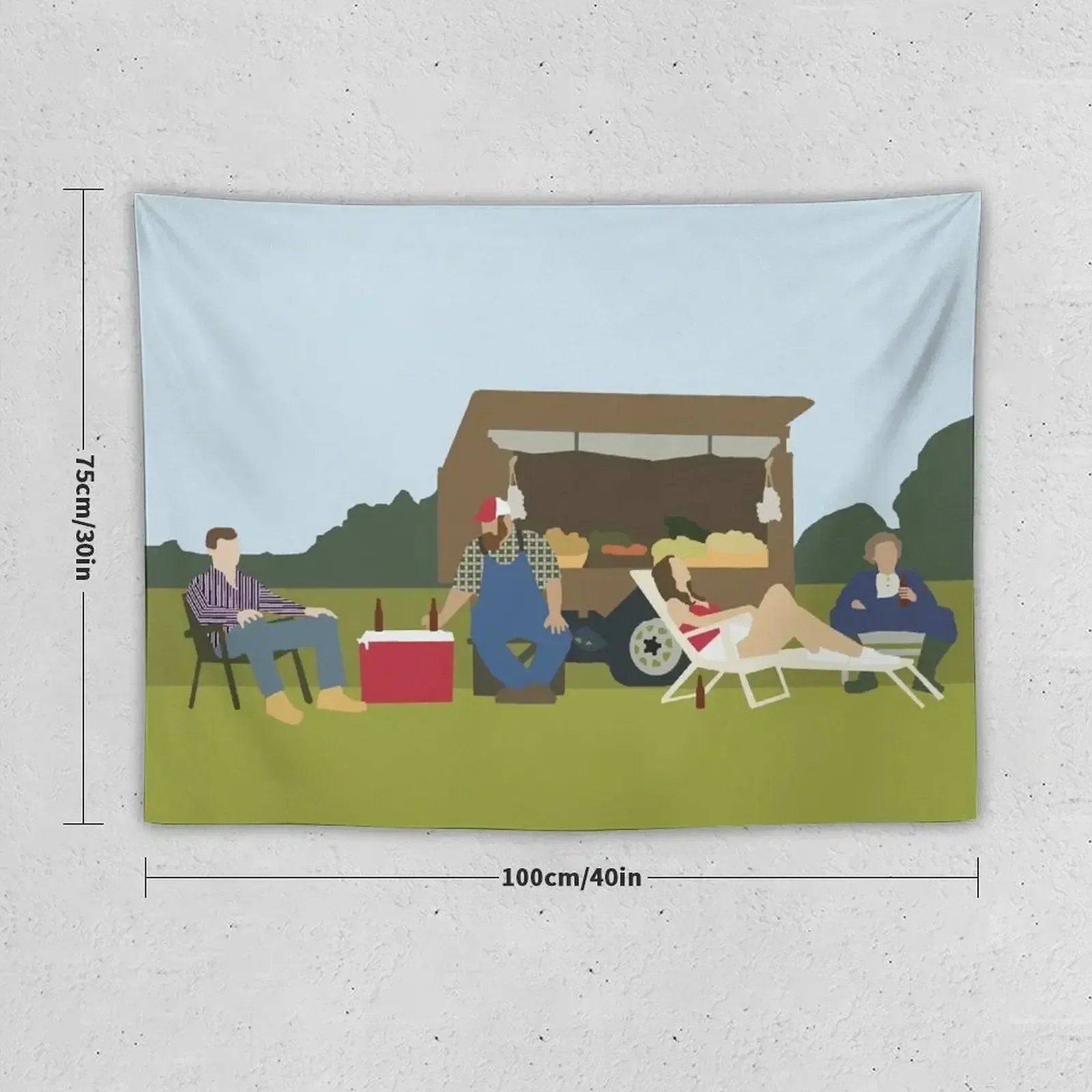 Letterkenny Produce Stand Tapestry Room Decor Aesthetic Korean Room Decor House Decoration Room Decorating Aesthetic Tapestry