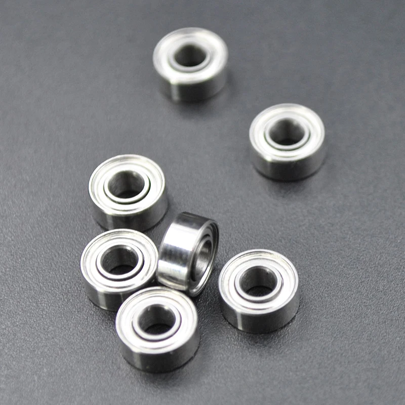 10st 683zz 3*7*3 Mm Miniatuur Lagerchroomstaal 683 Zz 683z Binnenboring 3 Mm Kleine Diepe Groef Mini Kogellagers