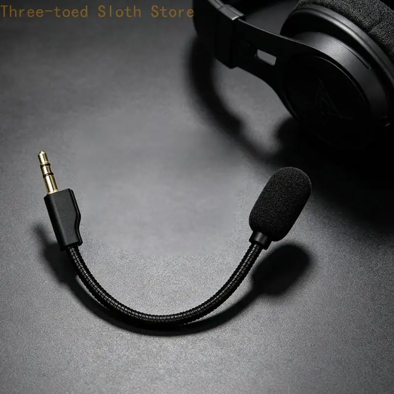 14-cm-Headset-Boom-Mikrofon für GPRO mit flexiblem Schwanenhals und Schaumstoffabdeckung E74A – Detail 3