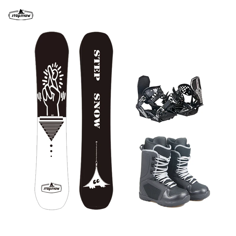 

Stepsnow 2020 carbon fiber cheap freestyle snowboard manufacture OEM ski alpine skis