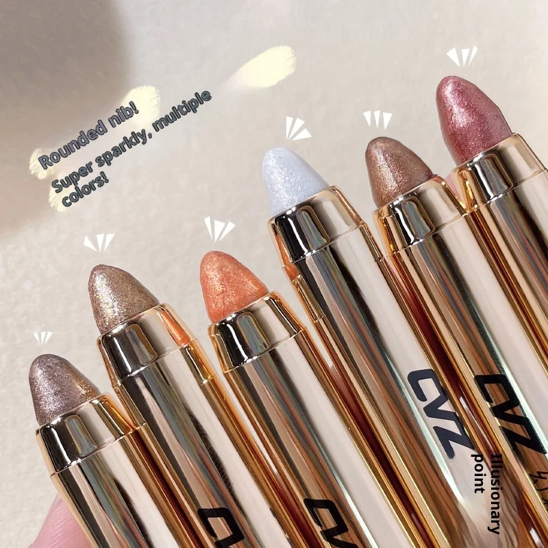 Bâton de fard à paupières Double face, surligneur à paillettes, stylos éclaircissants avec paillettes nacrées, finition mate, combinaisons de doublure d'ombre à paupières