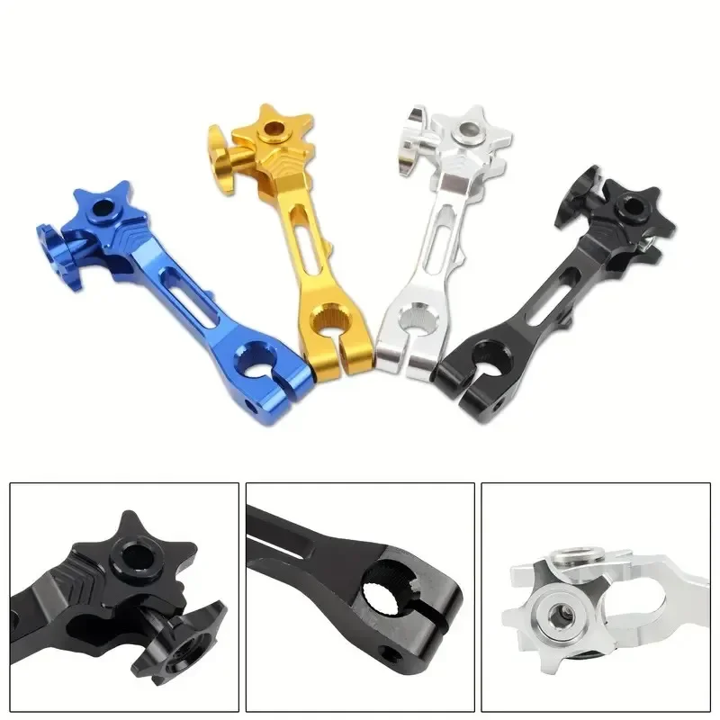 Motorcycle Brake Pedal - CNC Aluminum Alloy, Ergonomic Design with Adjustable Mounting Holes, Easy Installation for Off-Road
