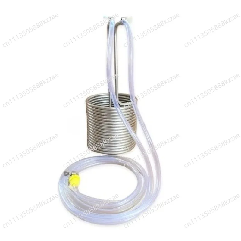 Stainless Steel Beer Cooling Coil Home Brew Fast Cooling Beverage Chiller Accessory 1/2'' Ends Soda Refrigeration