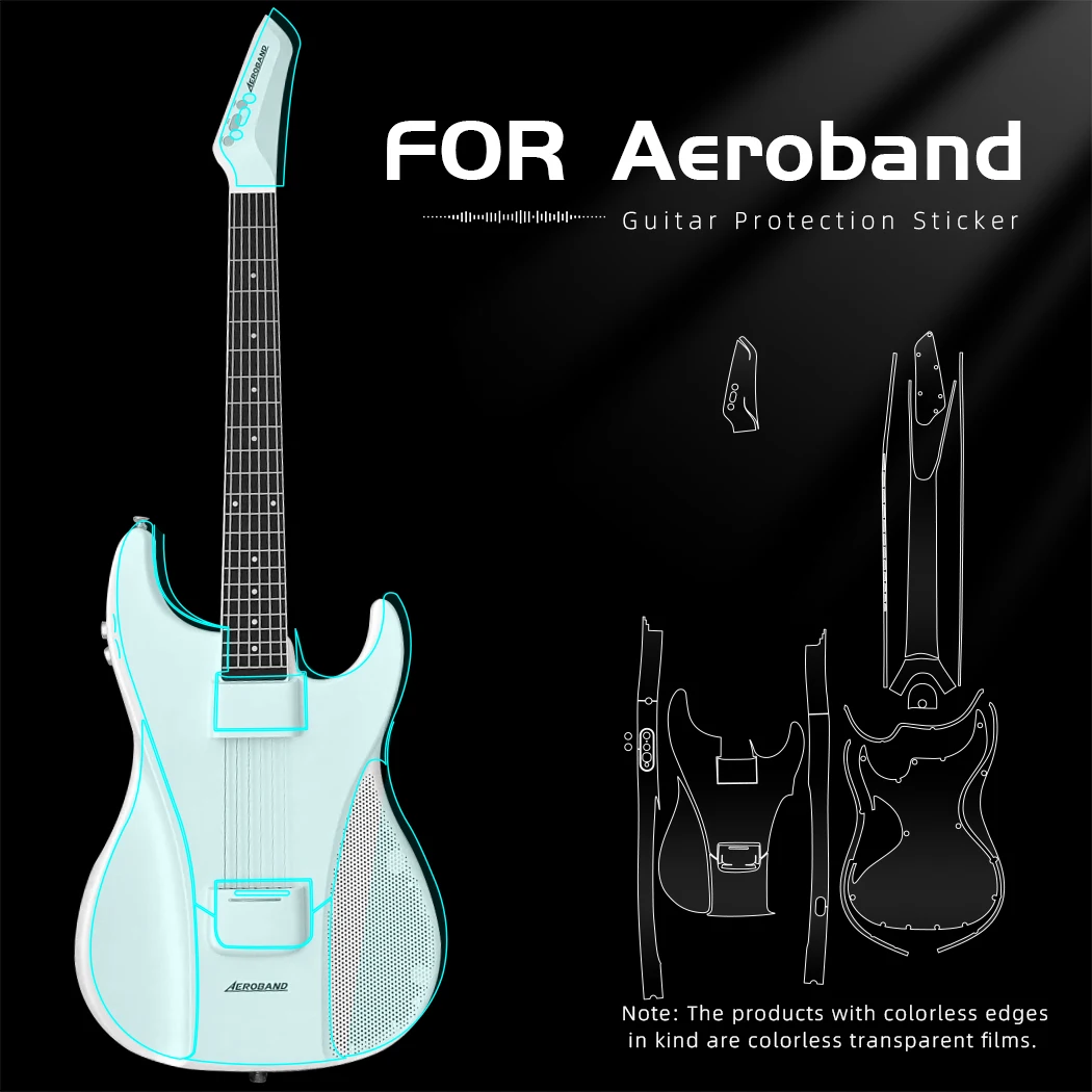 

For Aeroband Guitar - Invisible Protective Film, Anti-Scratch Guard, Electronic Guitar Accessory，Residue-Free Easy Install