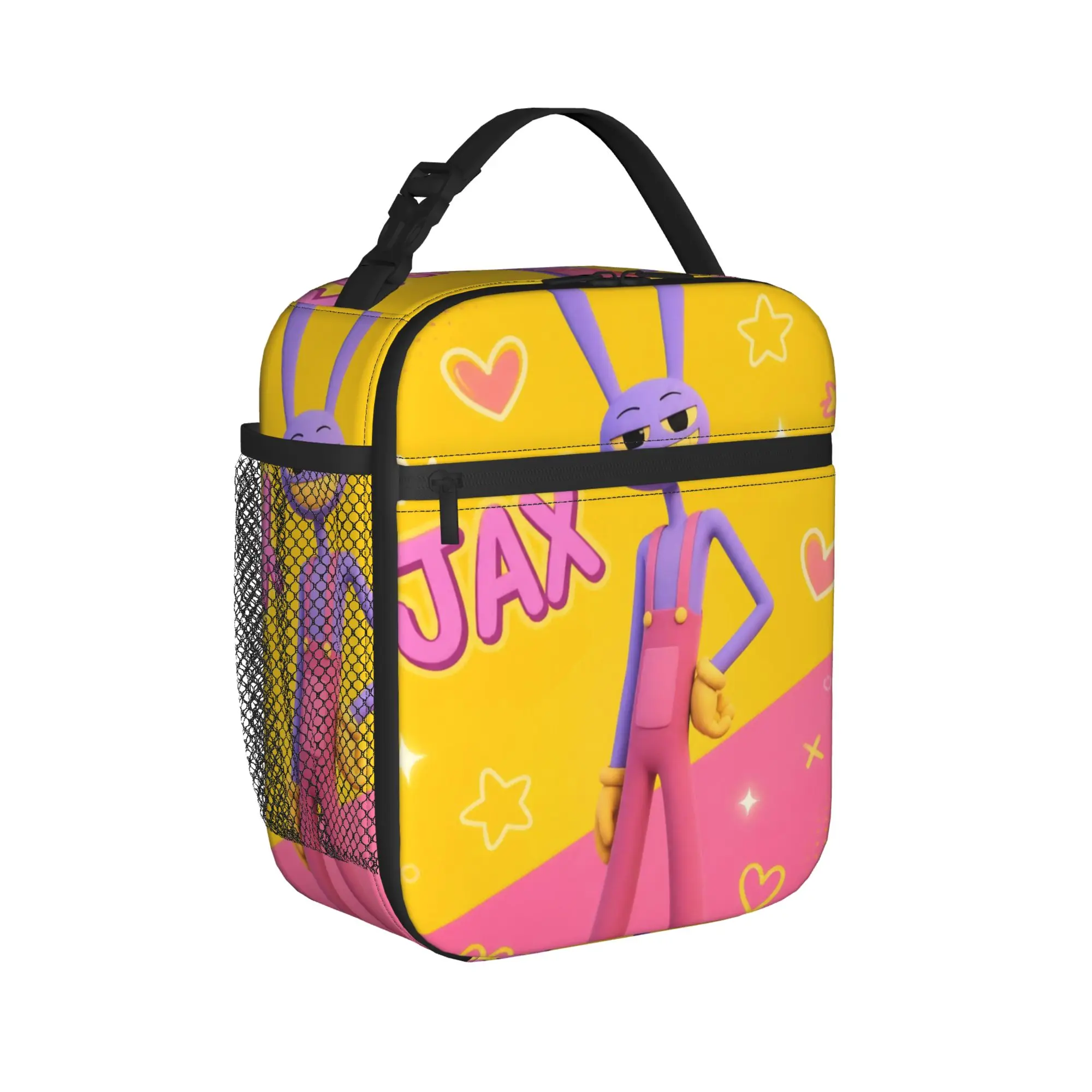 Jaxs Insulated Lunch Bags Thermal Bag Reusable,Meal Container A-Amazings D-Digitals C-Circuse Tote Lunch Box Food Handbag Travel