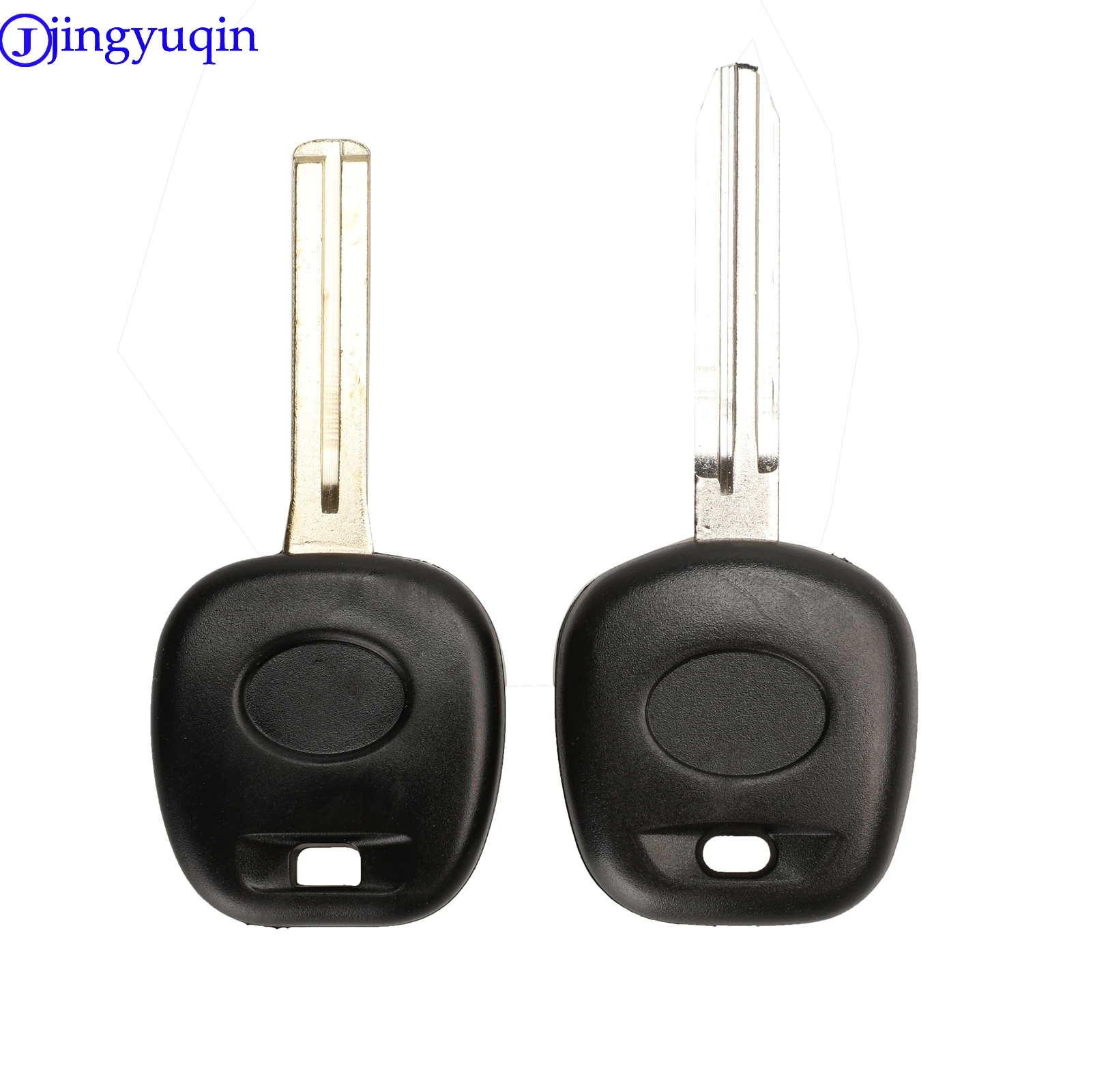 jingyuqin 10ps Uncut Replace Remote Transponder Ignition Car Key Shell Cover Case for Toyota Tacoma Toy43 Toy48 Blade