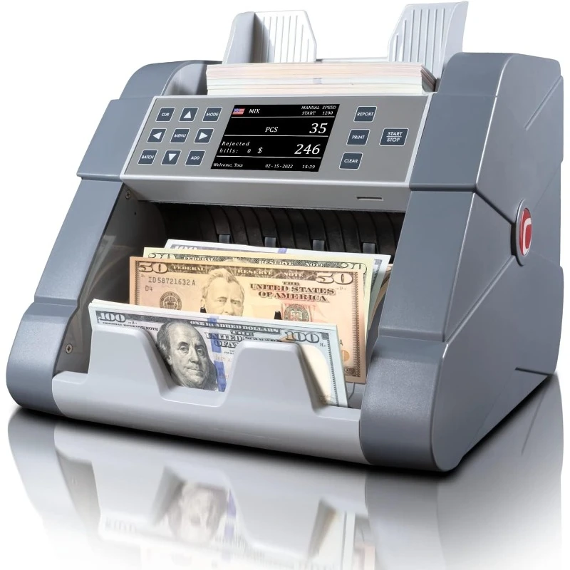 8800R USA Premium Advanced Counterfeit Detection, Multi-Currency,  Includes External Display, Printing Enabled