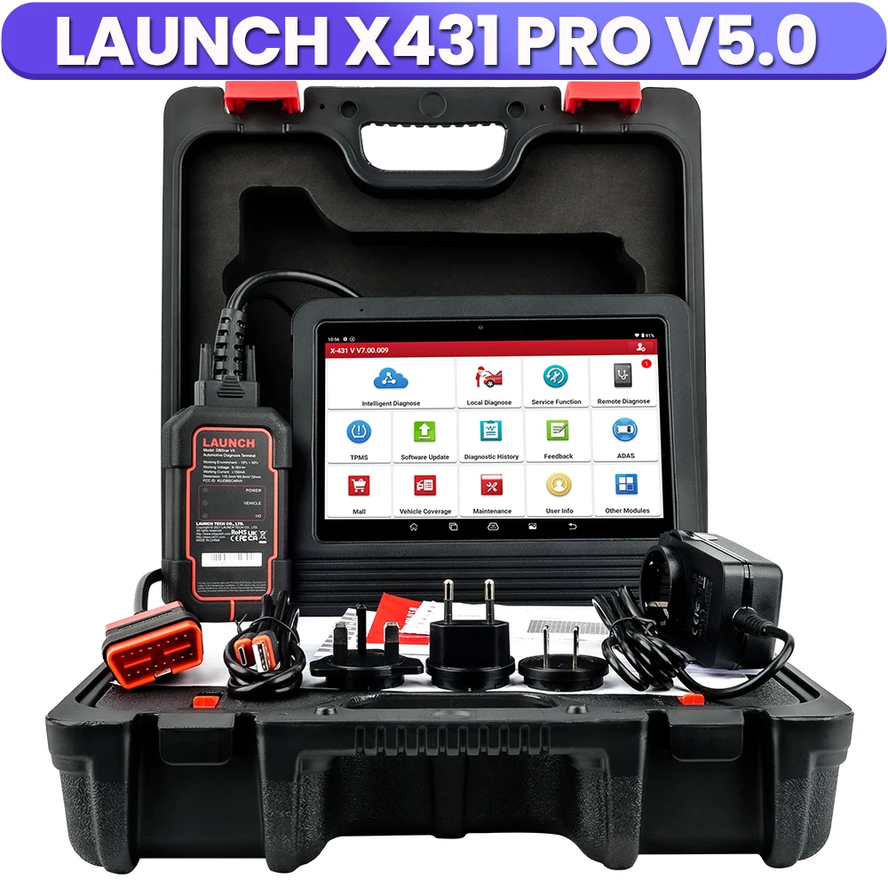 LAUNCH X431 PRO V5.0 車両診断機 8インチ 自動車 OBD2 スキャナー