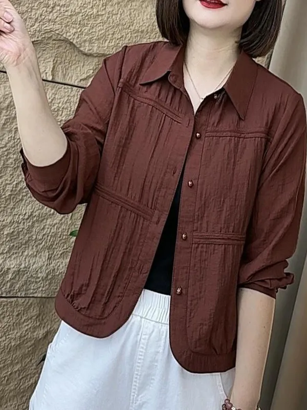 

Faionable на одной пуговице Ne irt, женский свободный дышащий винтажный повседневный топ больших размеров с длинным светом