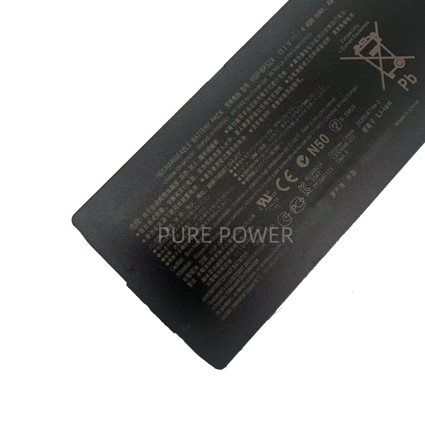 New Laptop Battery VGP-BPS24 11.1V 49WH 4400mAh High Quality For Sony Vaio SVS13 SVS13123 SVS13125 VPC-SA VPC-SB