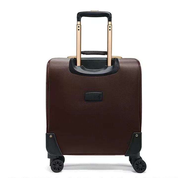 2024 NEW 18 inch small suitcase with wheels travel Men\'s Business carry on Cabin Rolling Luggage waterproof trolley luggage bag