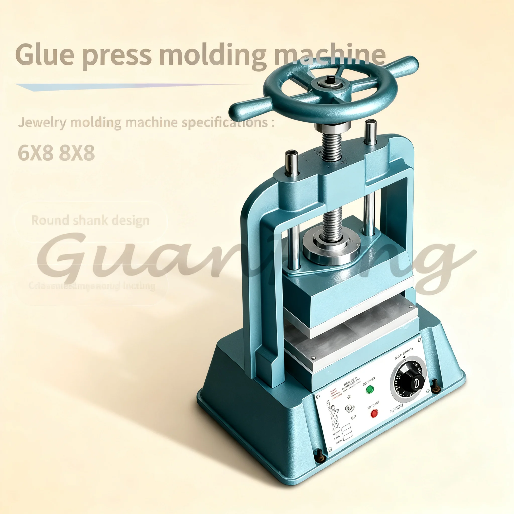 6*8/8*8 Inch Silicone Rubber Mold Molding Machine with Heating Plate