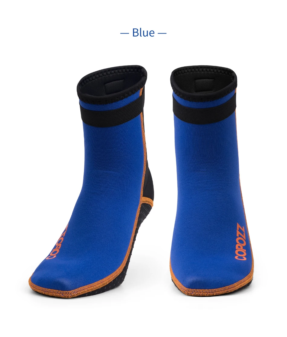 Copozz 3mm Neopren Strand-Schwimm-Tauchsocken Wassersport Rutschfeste Schuhe Schwimm- und Tauchsocken Strandstiefel – Detail 9