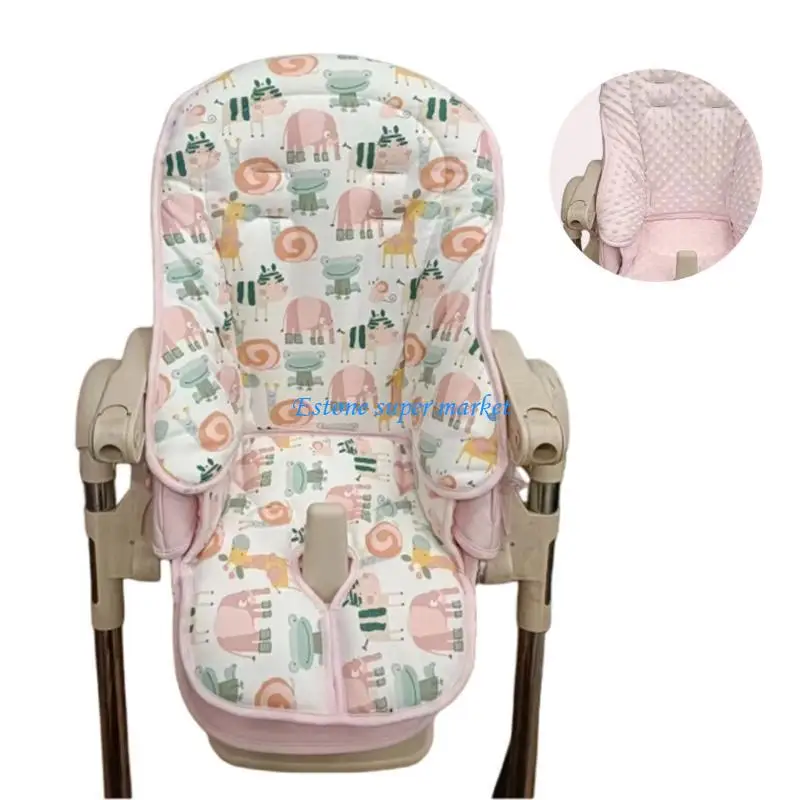 090B Comfortable Baby Dining Chair Cushion Soft Fabric Safe Nonslip Easy Washing