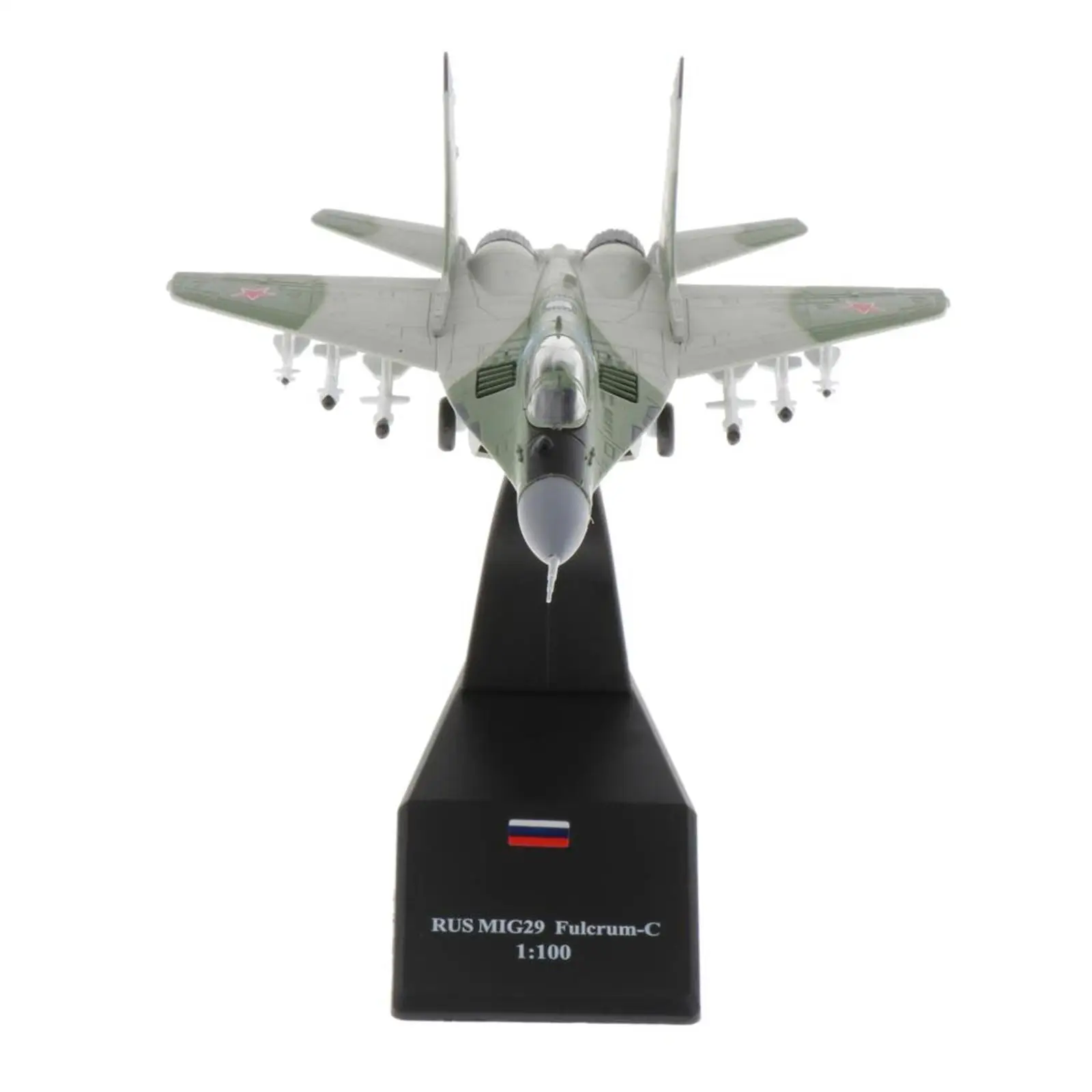 1:72 MIG-29 Fighter Alloy Diecast Model Plane & Dispaly Stand Home Ornaments