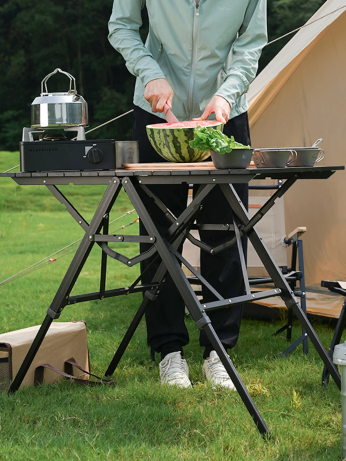 Aluminium slitina skládací stůl, létající domácí, outdoorové kemping