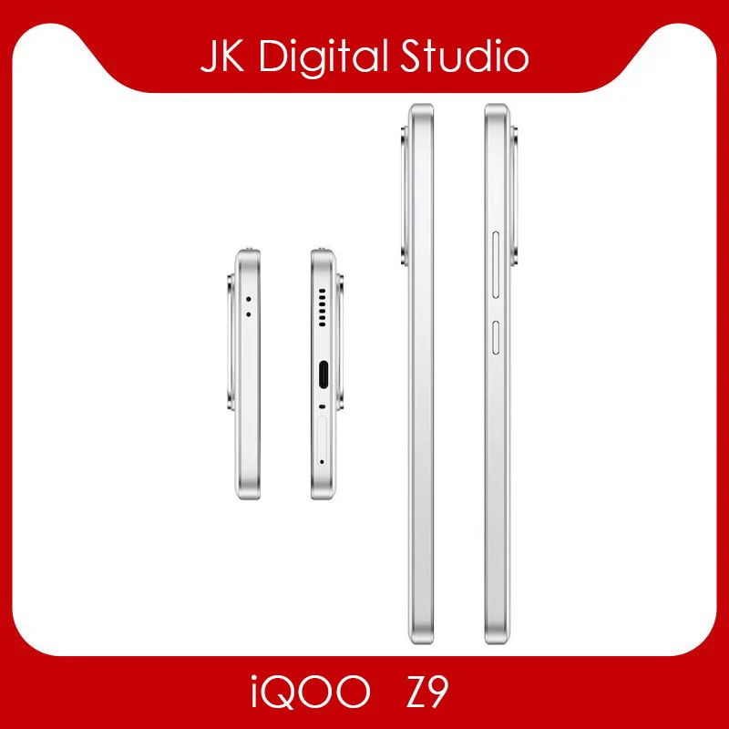 هاتف محمول أصلي IQOO Z9 5G مقاس 6.78 بوصة AMOLED Snapdragon7 Gen3 كاميرا 50 ميجابكسل 6000 مللي أمبير في الساعة 80 وات شحن فلاش NFC OTA أندرويد 14