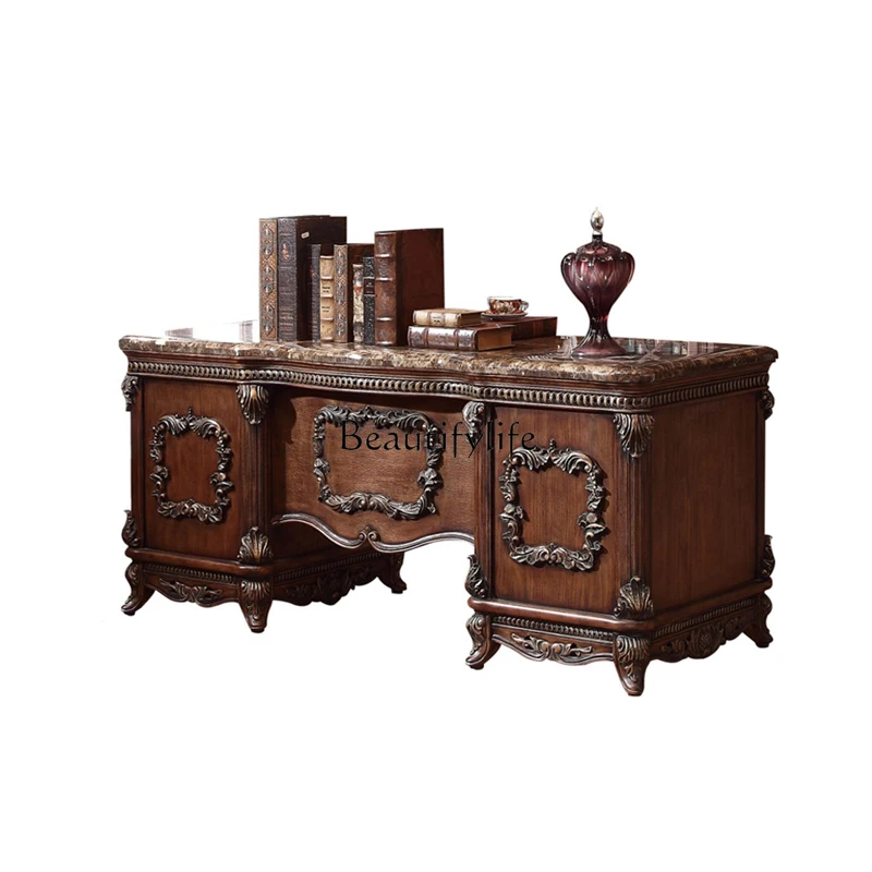 

American antique luxury quality desk European class desk home high-end