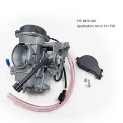 Carburetor for Arctic Cat 650 H1 CVK 40AE 4 Stroke ATV UTV Buggy Dirty Bike 500- 800cc Engine Carb 0470-482 0470482