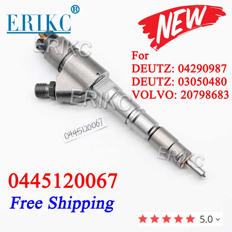 

0445120067 0986435549 04290987 Common Rail Injector Nozzle Assy 0 445 120 067 for D6E Engine Volvo Ec2 20798683 03050480