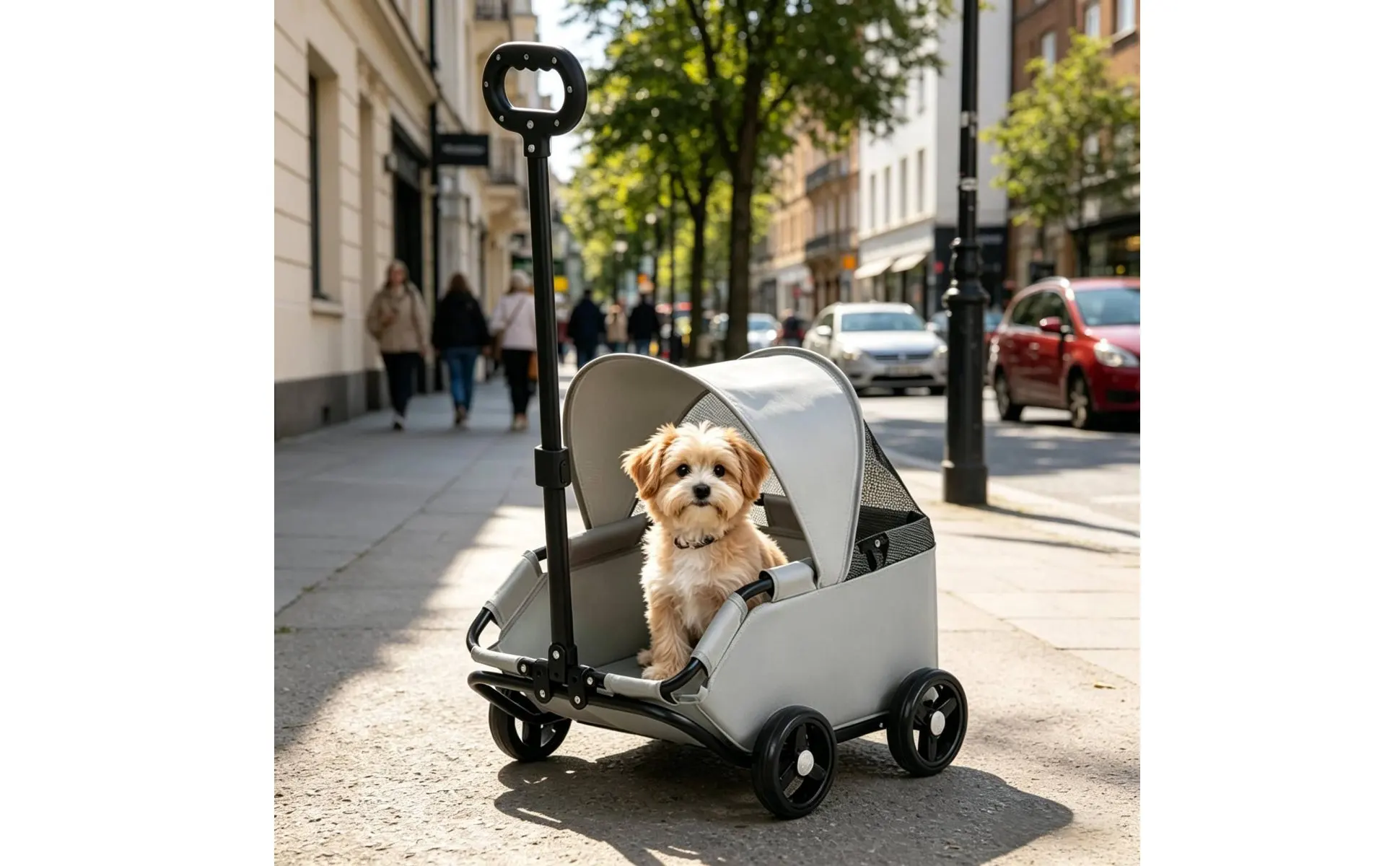 Small Pet Pet Carriage With Sun Sun Shade Lightweight Feline Pet Carriage Pet Outing Carriage Spacious Interior for Outdoor Small Pet Pet Carriage With Sun Sun Shade Lightweight Feline Pet Carriage Pet Outing Carriage Spacious Interior for Outdoor