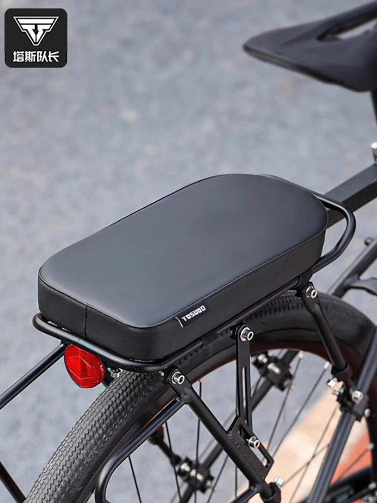 AliExpress TOSUOD Bicycle Backseat long Cushion thicken Soft Comfortable Bike Seat  Easy Installation Detachable Bicycle Parts