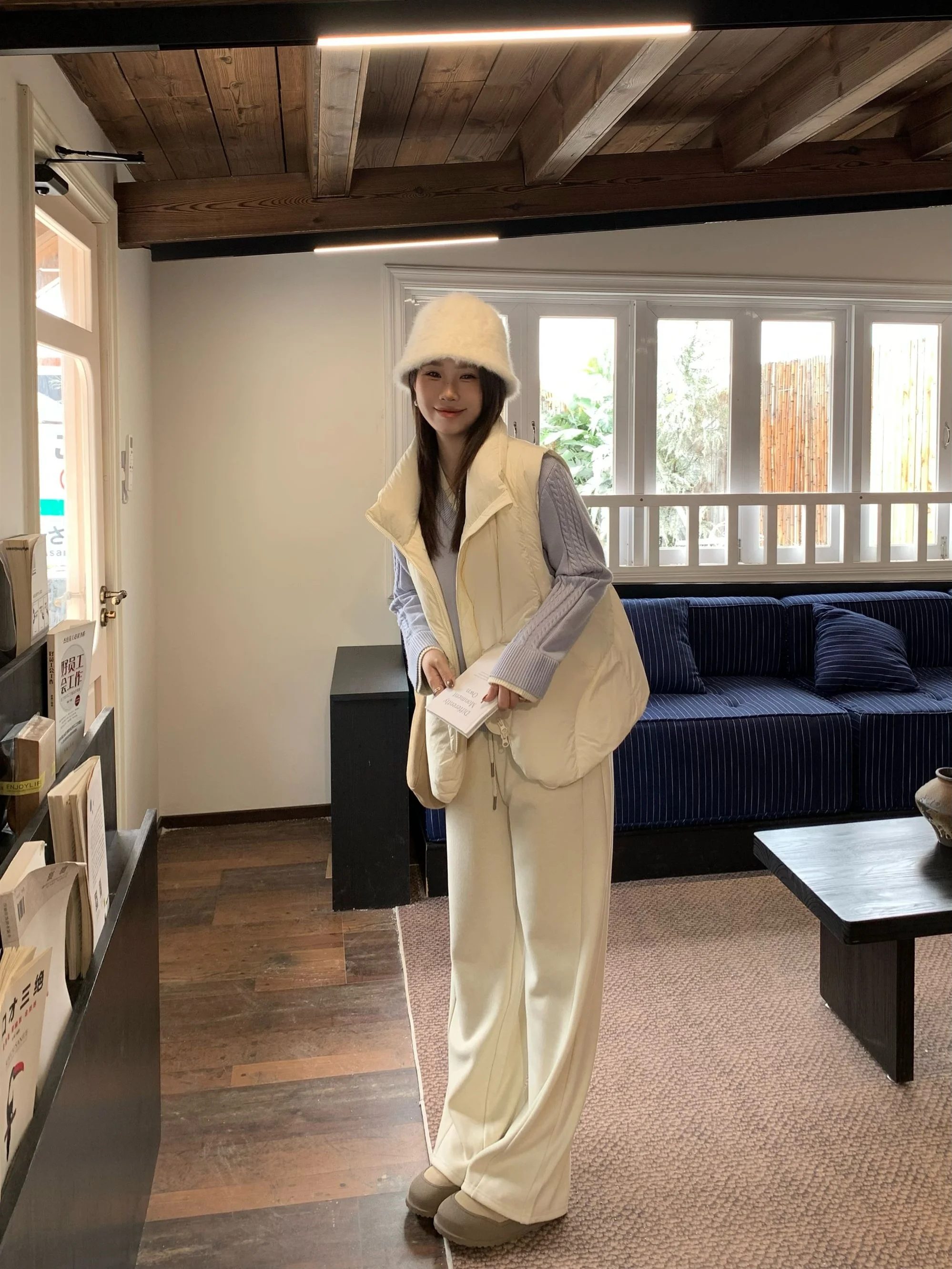 

Женский вязаный пуловер больших размеров с V-образным вырезом, в стиле колор-блок, простой, для ранней осени, удобный, прямого кроя, для повседневной носки