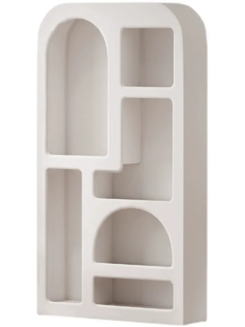 

For Living room storage rack, floor to ceiling display cabinet, white product display cabinet