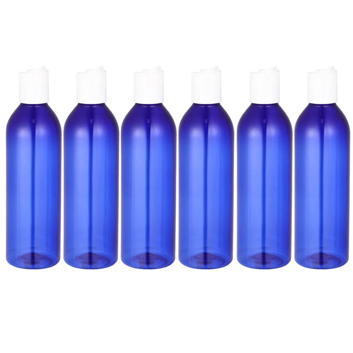 6 szt. Kompaktowych butelek podróżnych 250 ml, wielokrotnego użytku, przenośne dozowniki na balsam, szampon, serum, filtr przeciwsłoneczny, puste pojemniki