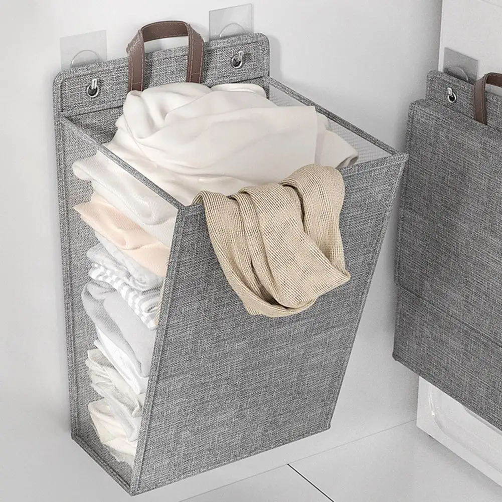 Laundry Basket Dirty Clothes Basket Foldable Laundry Hamper Large Capacity Dirty Clothes Hanging Laundry Bag Storage Solution