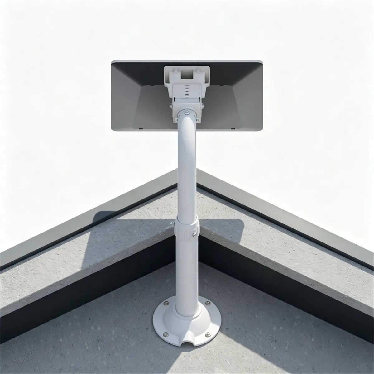 For V5 Telescopic Mount Fixed Long Adjustable Steel Channel Adapter Wall Roof Bracket Anti Rust A