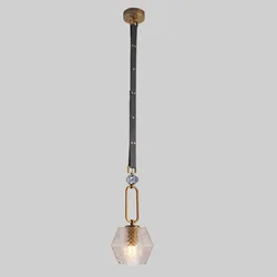New Modern Belt Pendant Lights Fixture Luminaire Glass Bedside Hanging Lamps Bedroom Home Decor Kitchen Design Lighting