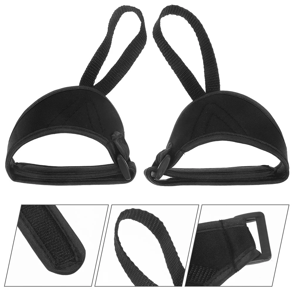 

2 Pairs Ski Pole Wristband Straps Cane Equipment for & Carrier Polyester Climbing Sticks Fixed
