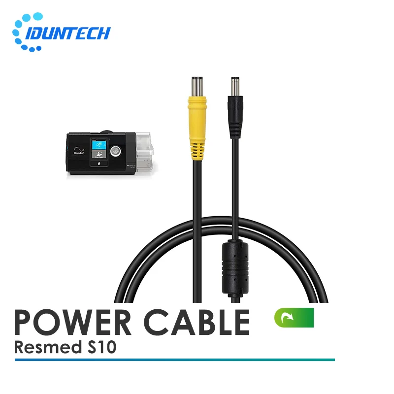 

ResMed S10 CPAP Machine DC 24V Power Cord 5.5 X 2.1mm to DC7406 Plug Supply Cable For Travelling Train Air