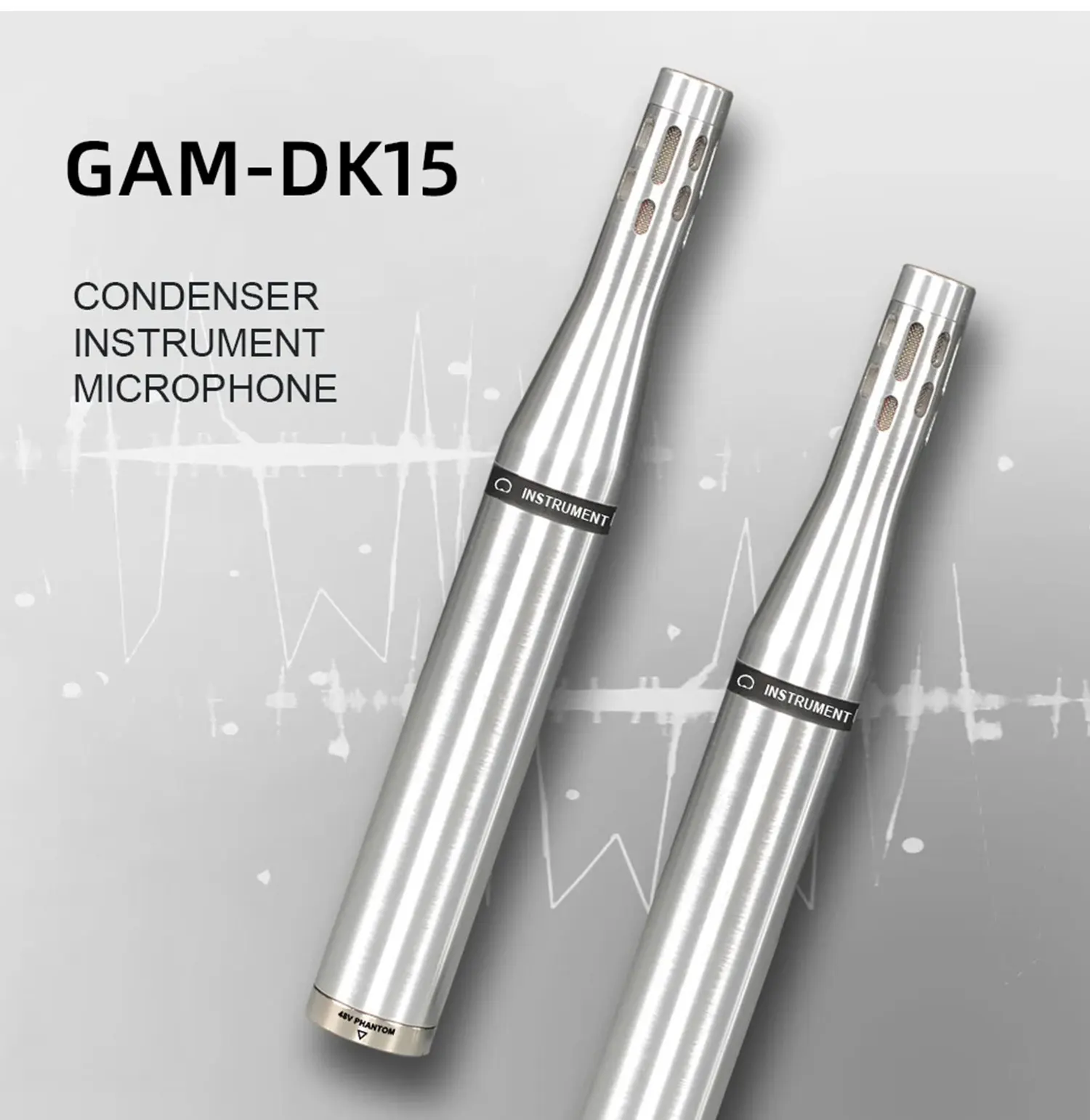 GAM-DK15 ميكروفون أداة مكثف معدني عالي الجودة لـ Tomtoms أو Snare Ultra High Recording Fidelity #2