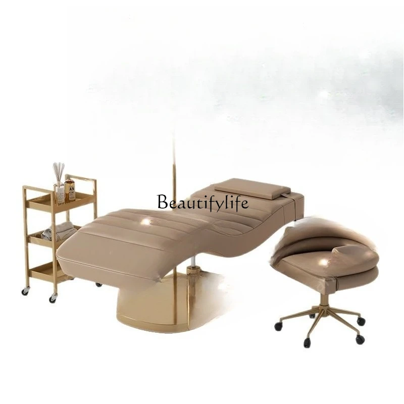 

03.-Eyelash beauty bed Human body engineering leisure chair Eyelash beauty bed head
