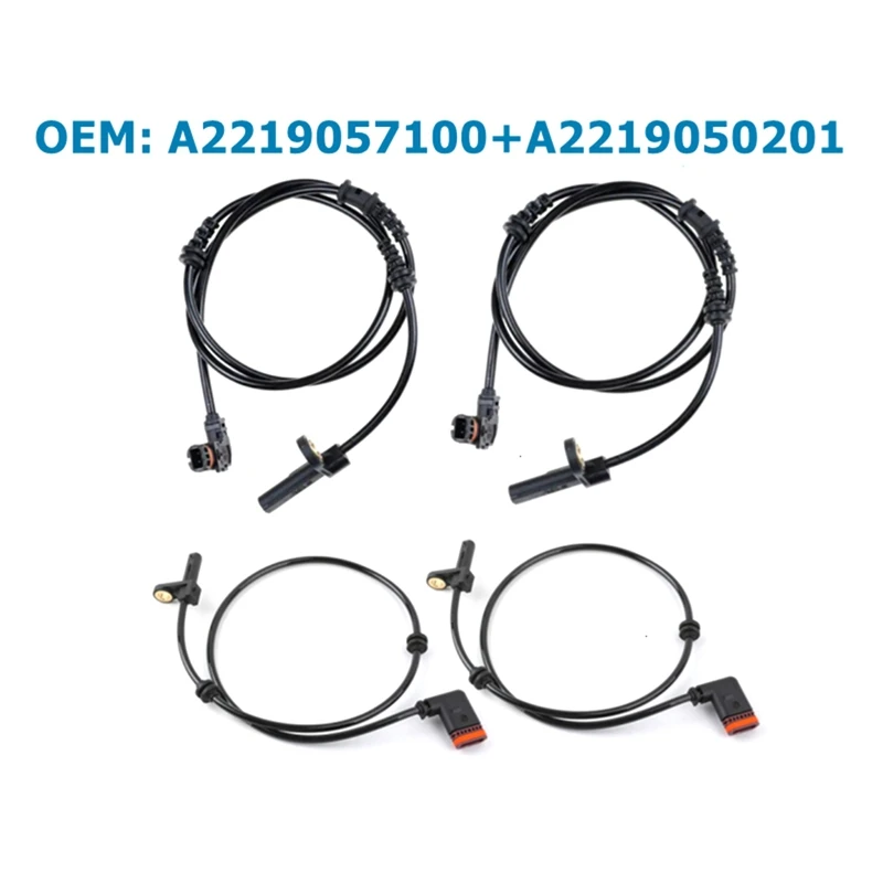 A2219057100 A2219050201 4Pcs ABS Wheel Speed Sensor For MERCEDES-BENZ S-CLASS W221 A2219055700 A2219057600 A2219057300