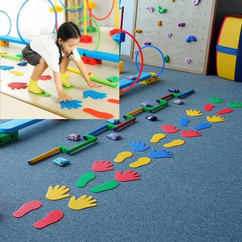 Jeu de société d'entraînement sensoriel pour enfants, accessoires antidérapants pour la coordination œil-main et œil-pied, jouets éducatifs