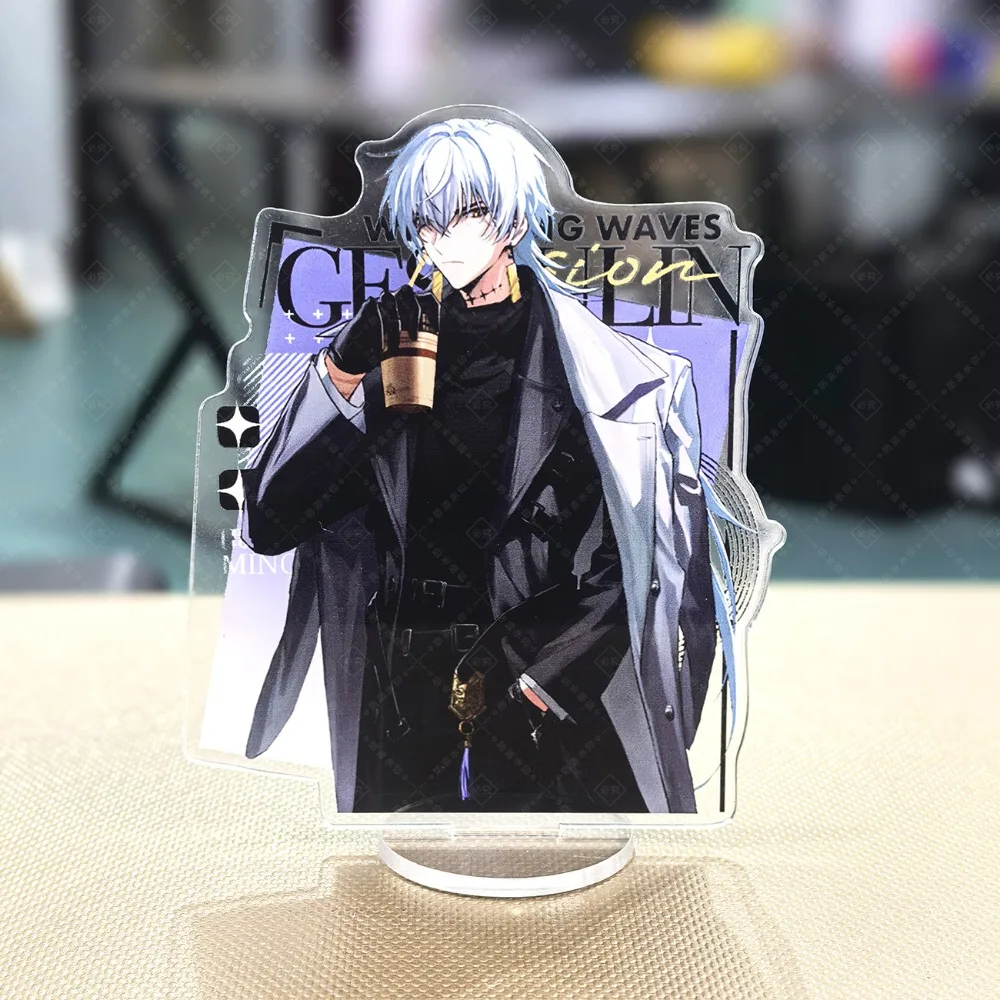 وسيم Wuthering موجات جيان روفر شخصية حامل تصميم الاكريليك الدائمة اللوحة سطح المكتب الديكور المشجعين جمع الهدايا #5