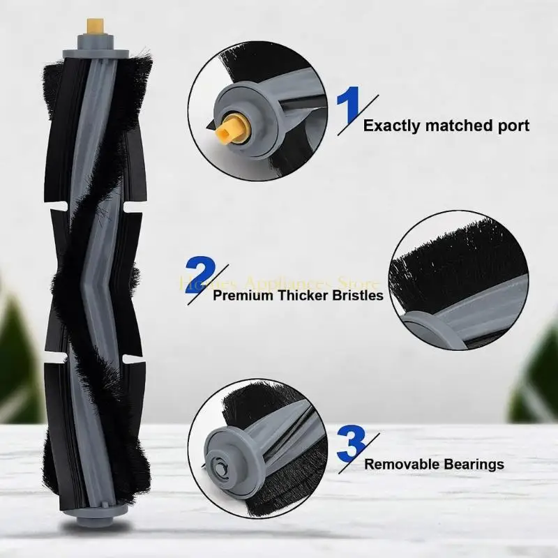 D0AB HEPA Bộ lọc chính Bàn chải MOP phù hợp với T10 Omin Robot Máy hút bụi