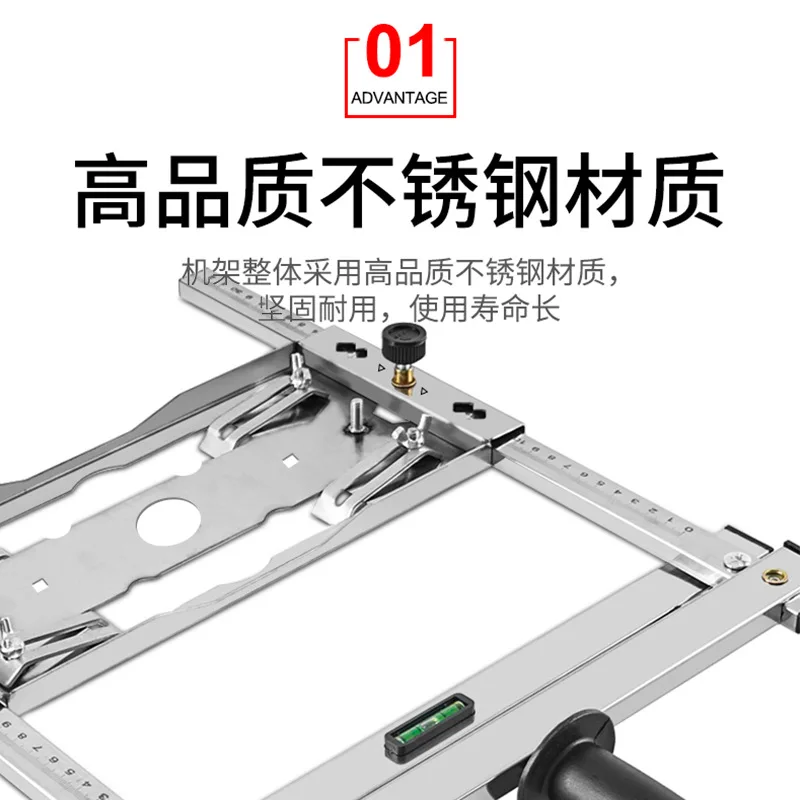 Mini Cutting Saw Base, Woodworking Guide Fence, High Precision Base Plate, Household Wood Board Cutting Helper