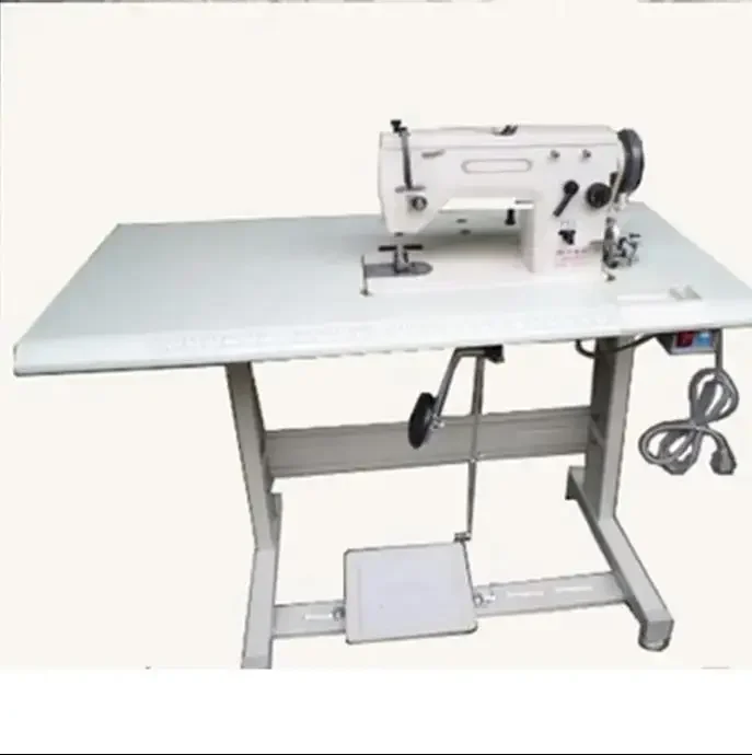 

Jukky 20U53 Zigzag Industrial Sewing Machine Heavy Du-ty Walking Foot Machines Electronic Iron 25 with motor and table
