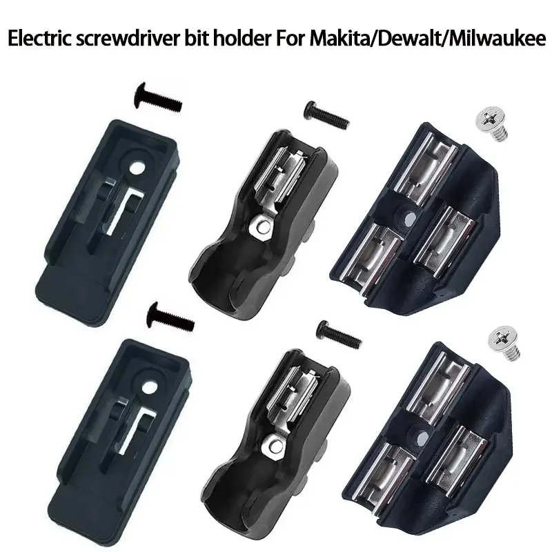 1/2/3/4Pcs Bit Holder Screwdriver Holder With Screws For Makita/Dewalt/Milwaukee Cordless Drills Power Tool Accessories