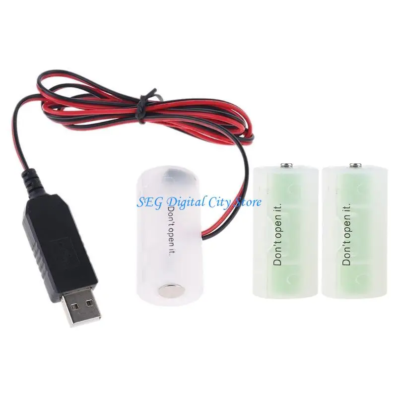 U75B Battery USB Power Supply Cable Battery for LED Strip Light Calculator