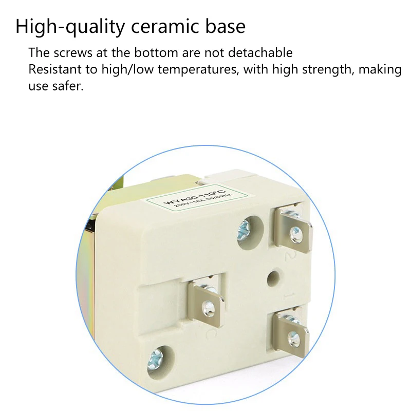 Knob thermostat temperature control switch electric oven deep fryer surface pot deep fryer oil frying controller 30 - 110 degree