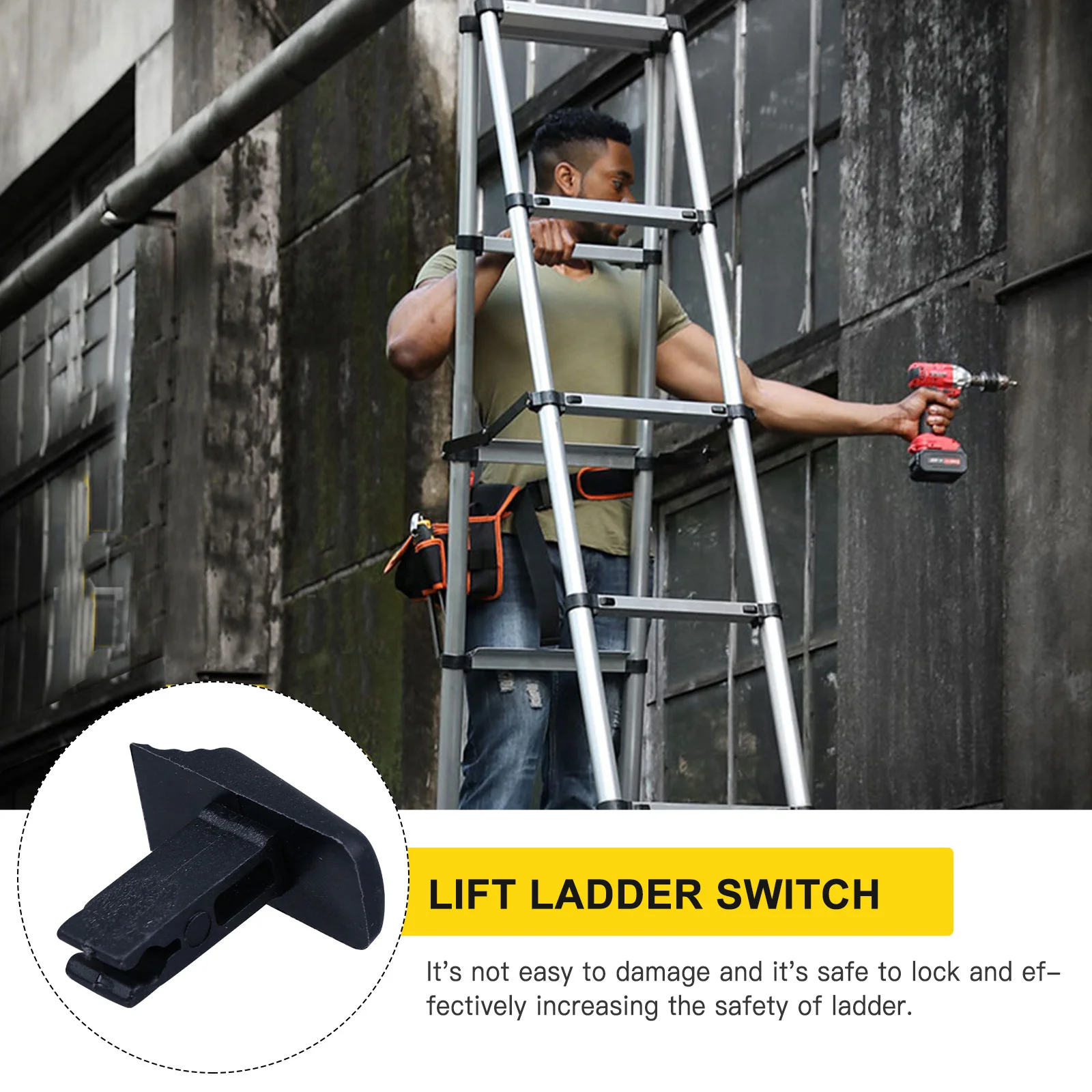 6 Pcs Rhinestones Ladder Accessory Switch Ladders Telescopic Plastic Lift Single