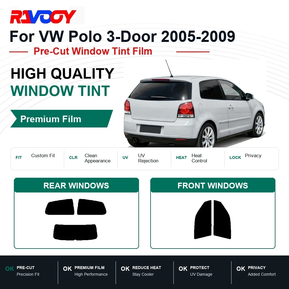 premium-pre-cut-window-tint-for-vw-polo-3-door-2005-2009-front-rear-windows-uv-heat-rejection-privacy-film