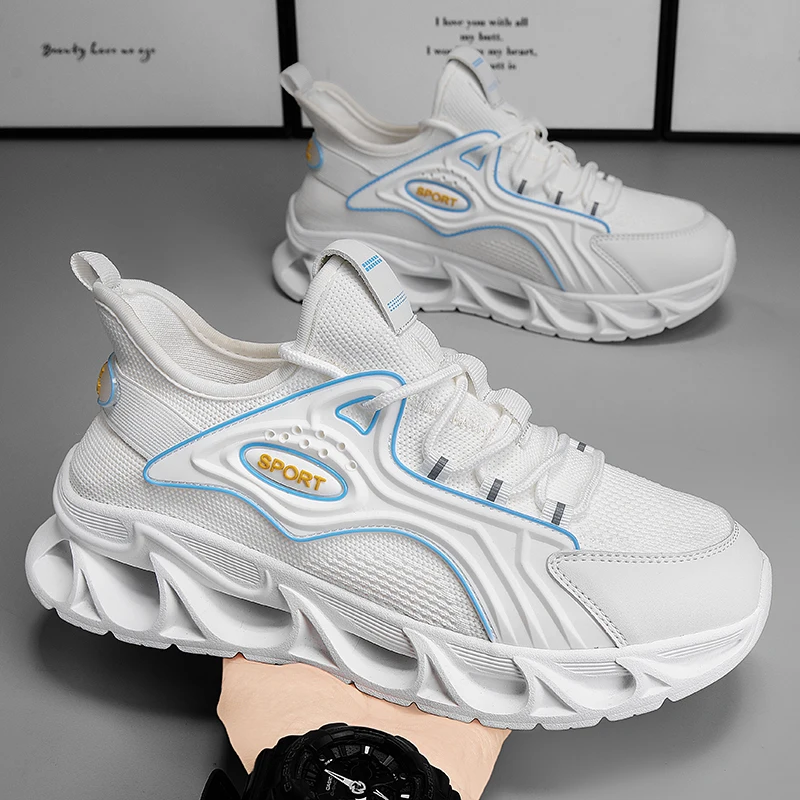 

YRZL Men's Sneakers Casual Running Sneakers for Men Sports Shoes Anti Slip Professional Training Shoe Jogging Walking Mens Shoes