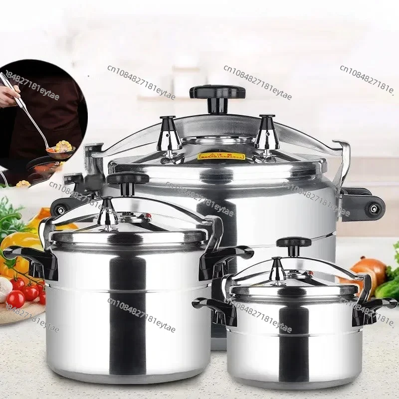 Universal Stainless Steel Pressure Cooker, Induction & Gas Compatible, Explosion-Proof Household Cooker Pot