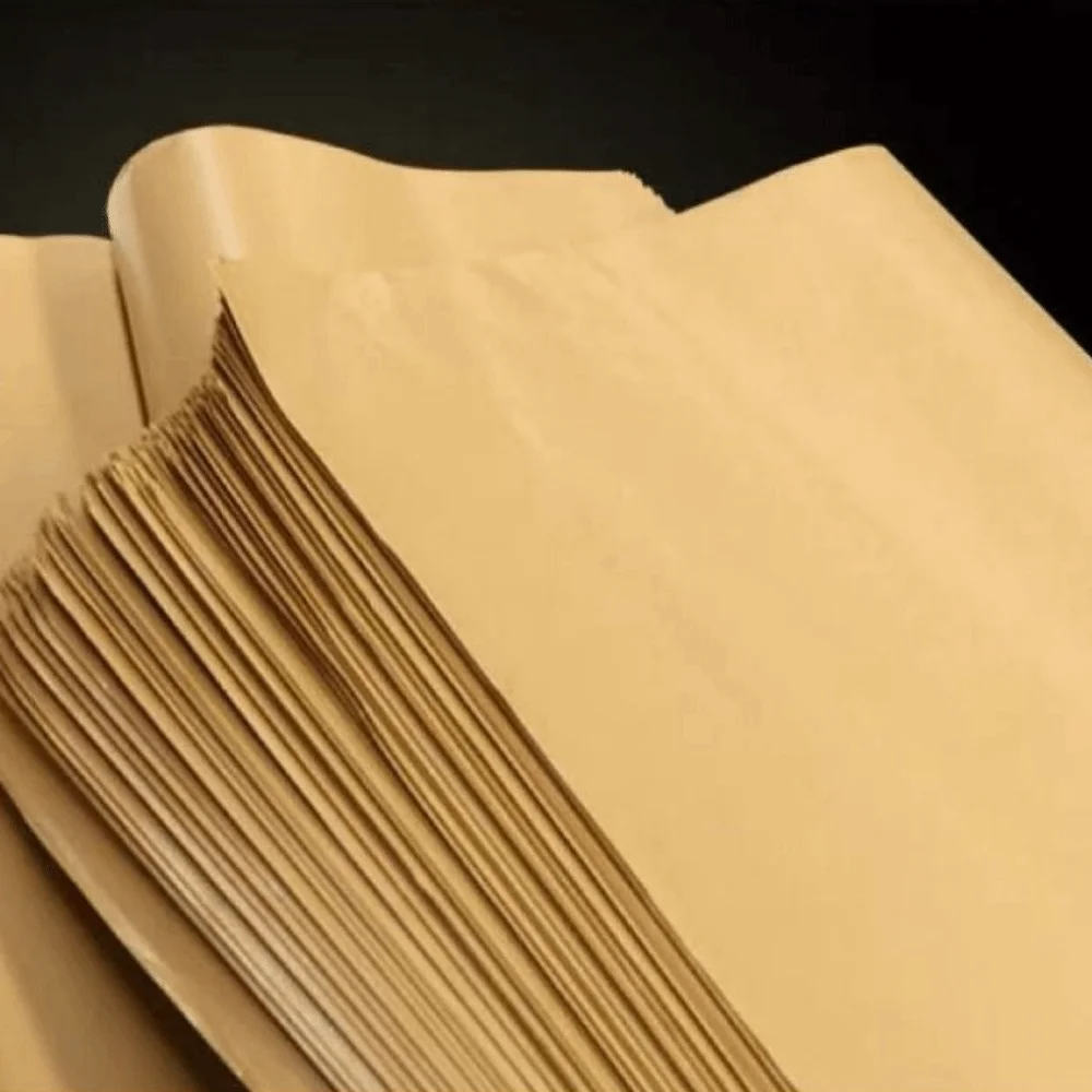 Laminated Coated Kraft Paper Waterproof Oilproof 70gsm Wrapping Paper Water Grease Resistant Mooncake Food Wrapping Paper
